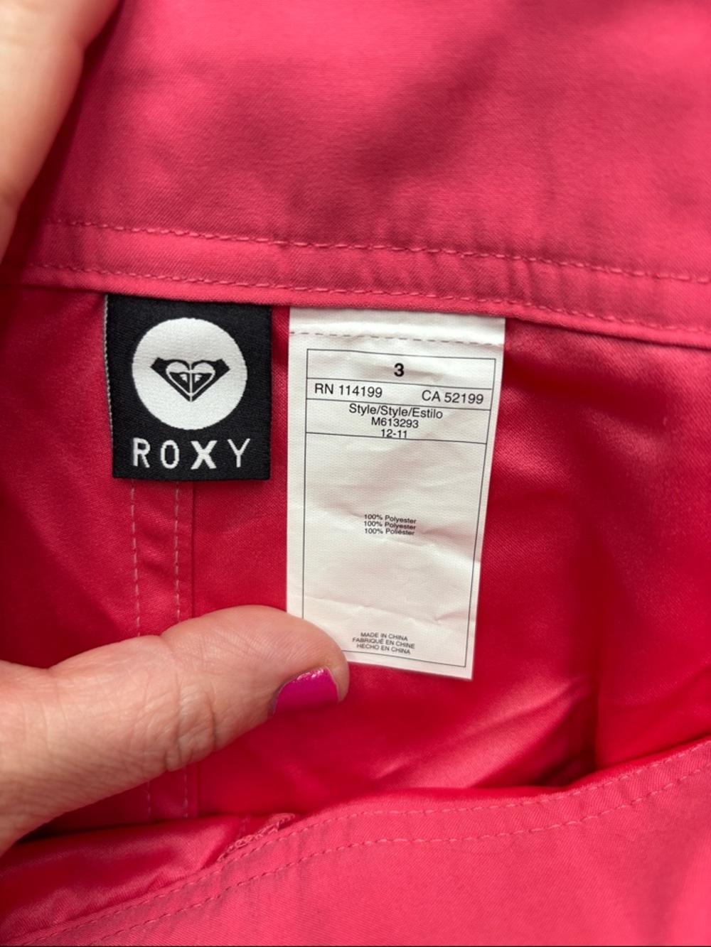Roxy | 3 Coral-Pink Athletic Swim Shorts - Picture 5 of 5